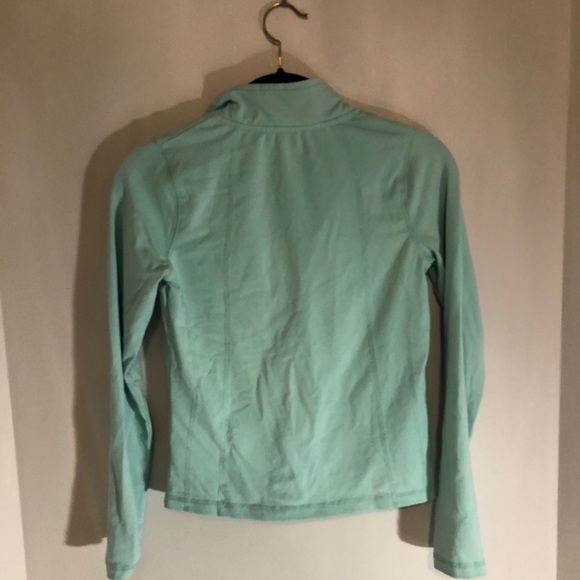Turquoise sweater with pink zipper - Picture 4 of 4